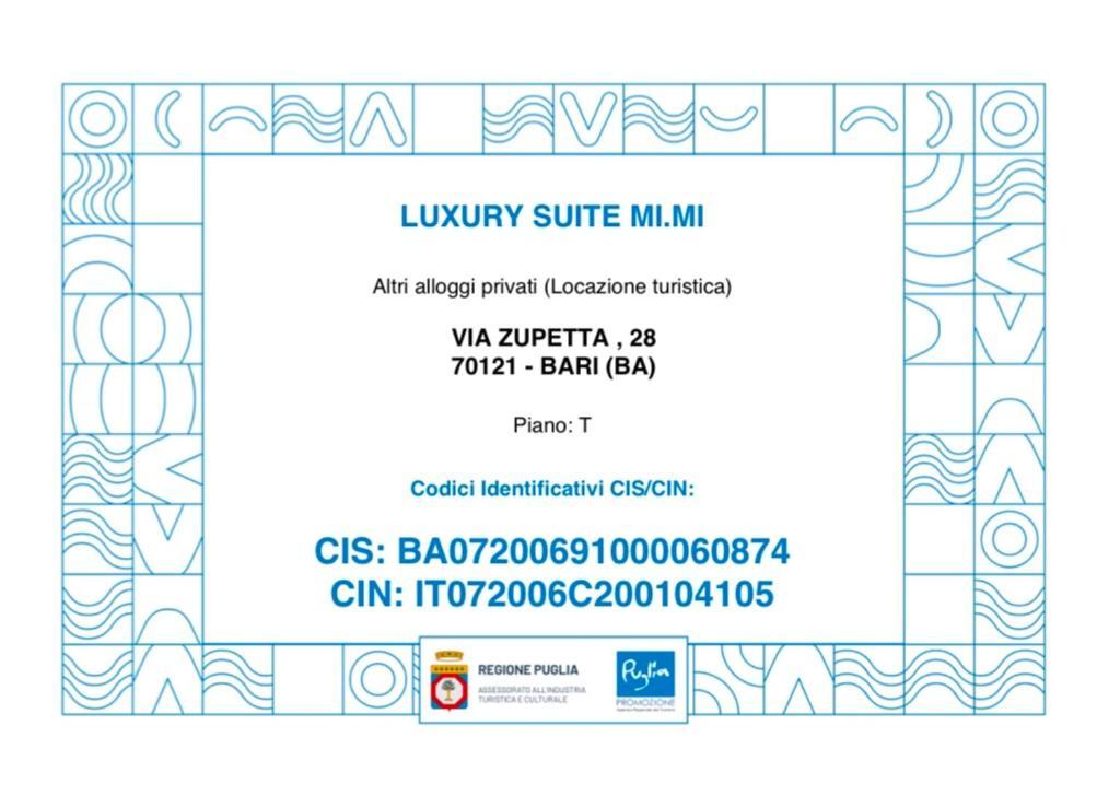 Luxury Suite Mimi Bari Exteriér fotografie